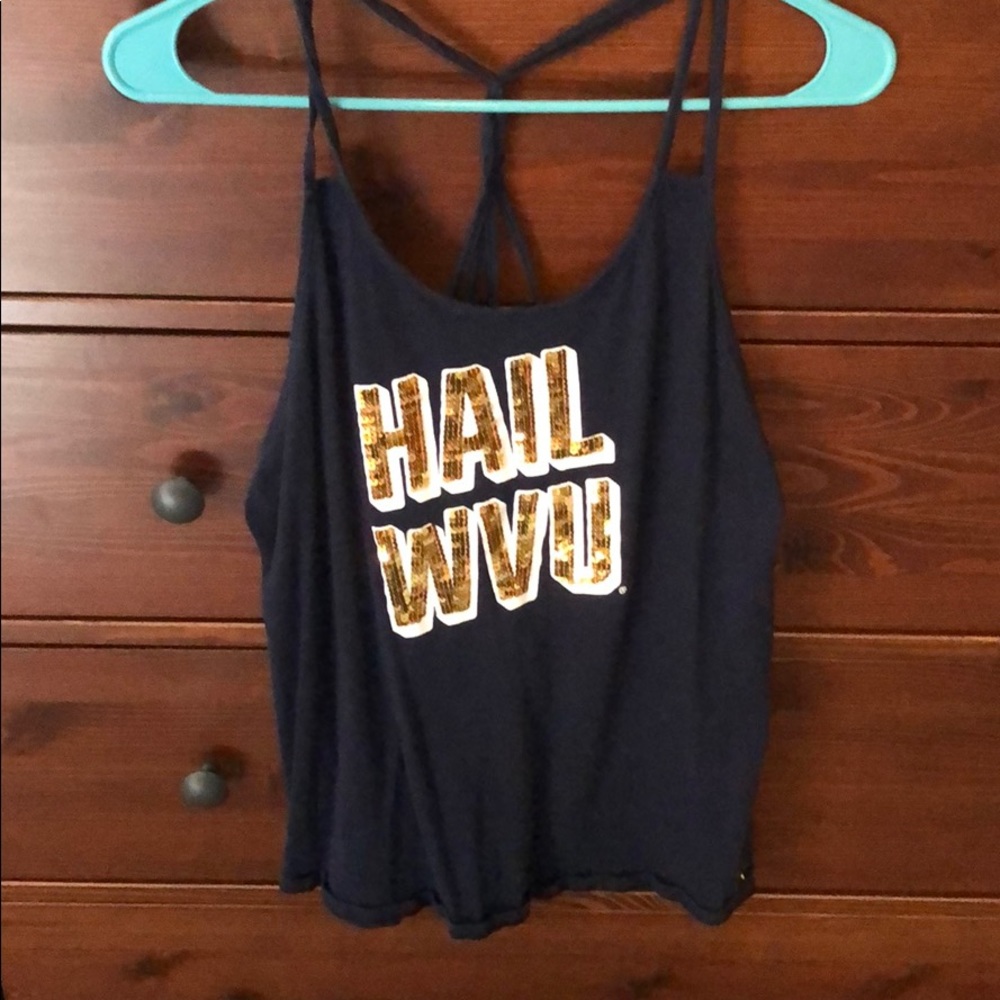 Racer back WVU tank